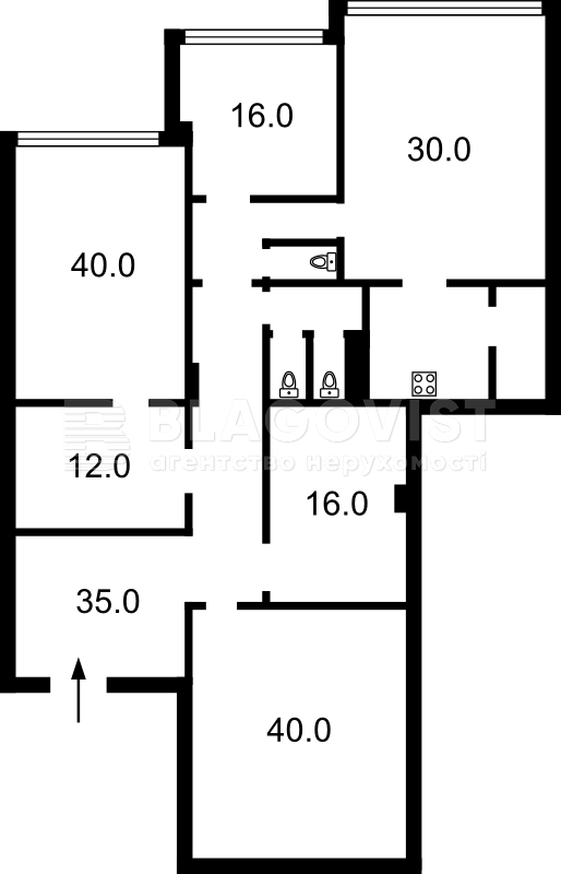 Аренда офиса с мебелью бул.Леси Украинки, 7Б (250 кв.м.)